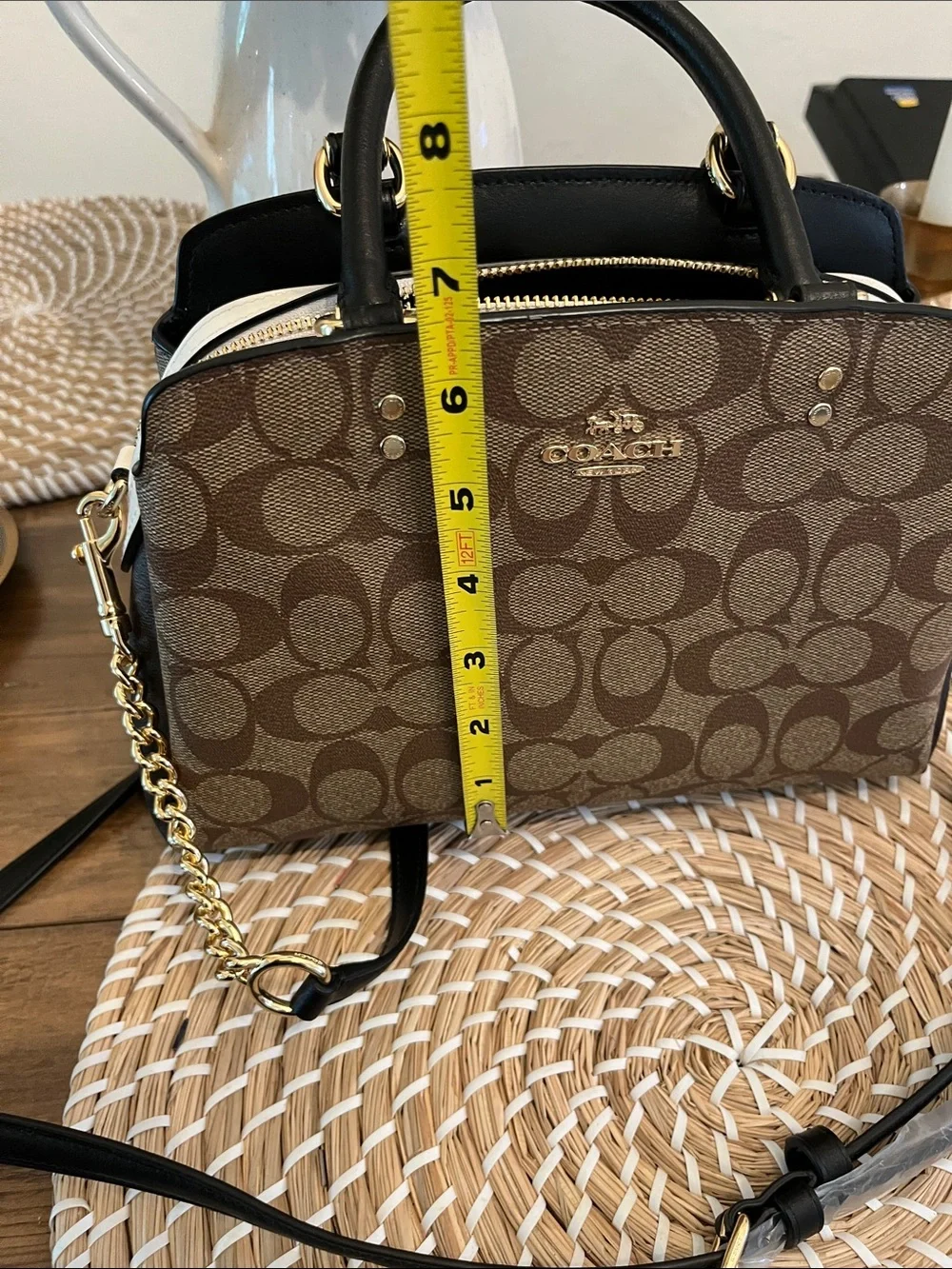 Coach signature crossbody bag